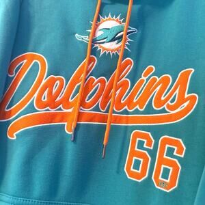Miami Dolphins hoodie sweater SzXX mint condition  embroidered logo football